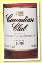 Canadian Club (40%, OB, Canada, +/-2018)