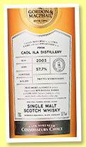 Caol Ila 28 yo 1990/2018 (57.5%, Gordon & MacPhail, Connoisseurs Choice, refill sherry hogshead, cask #1112, 176 bottles) Caol Ila 28 yo 1990/2018 (57.5%, Gordon & MacPhail, Connoisseurs Choice, refill sherry hogshead, cask #1112, 176 bottles)