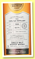 Caol Ila 28 yo 1990/2018 (50.7%, Gordon & MacPhail, Connoisseurs Choice, refill sherry hogshead, cask #1118, 191 bottles) Caol Ila 28 yo 1990/2018 (50.7%, Gordon & MacPhail, Connoisseurs Choice, refill sherry hogshead, cask #1118, 191 bottles)