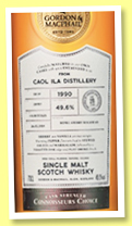 Caol Ila 28 yo 1990/2018 (49,6%, Gordon & MacPhail, Connoisseurs Choice, refill sherry hogshead, cask #1112, 176 bottles) Caol Ila 28 yo 1990/2018 (49,6%, Gordon & MacPhail, Connoisseurs Choice, refill sherry hogshead, cask #1112, 176 bottles)