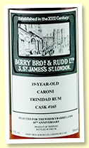 Caroni 19 yo (55%, Berry Brothers for The Whisky Barrel 10th Anniversary, bottled 2017, cask #165) Caroni 19 yo (55%, Berry Brothers for The Whisky Barrel 10th Anniversary, bottled 2017, cask #165)