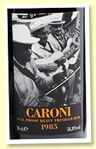Caroni 1985/2006 (58.8%, Velier, Trinidad, 6600 bottles)