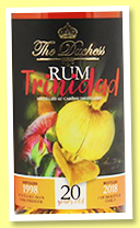 Caroni 20 yo 1998/2018 (64.6%, The Duchess, Trinidad, cask #19) Caroni 20 yo 1998/2018 (64.6%, The Duchess, Trinidad, cask #19)