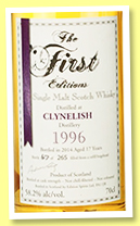 Clynelish 17 yo 1996/2014 (58.2%, Hunter Laing, The First Editions) Clynelish 17 yo 1996/2014 (58.2%, Hunter Laing, The First Editions)