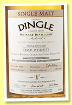 Dingle ‘Batch N°2’ (46.5%, OB, Irish single malt, 2018) Dingle ‘Batch N°2’ (46.5%, OB, Irish single malt, 2018)