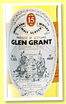 Glen Grant 15 yo (40%, Gordon & MacPhail, distillery label, +/-1985) Glen Grant 15 yo (40%, Gordon & MacPhail, distillery label, +/-1985)