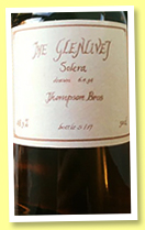Glenlivet 1950-1994/2017 ‘solera’ (48.3%, Thompson Bros) Glenlivet 1950-1994/2017 ‘solera’ (48.3%, Thompson Bros)