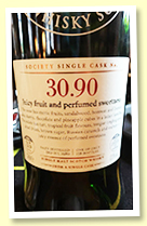 Glenrothes 35 yo 1980 (43.8%, Scotch Malt Whisky Society, #30.90 ‘Juicy fruit and perfumed sweetness’, refill hogshead, 156 bottles) Glenrothes 35 yo 1980 (43.8%, Scotch Malt Whisky Society, #30.90 ‘Juicy fruit and perfumed sweetness’, refill hogshead, 156 bottles)