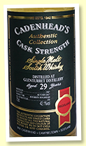 Glenturret 29 yo 1987/2017 (42.1%, Cadenhead Authentic Collection, bourbon hogshead, 150 bottles) Glenturret 29 yo 1987/2017 (42.1%, Cadenhead Authentic Collection, bourbon hogshead, 150 bottles)