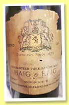 Haig & Haig (OB, blend, USA, late 19th century) 