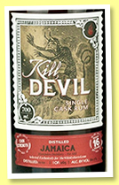 Hampden 16 yo 2001/2018 (60.7%, Hunter Laing for The Whisky Barrel, Jamaica, 265 bottles)