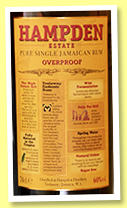 Hampden Estate 7 yo ‘Overproof’ (60%, OB, Jamaica, 2018)