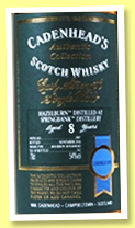 Hazelburn 8 yo 2007/2016 (54%, Cadenhead, Authentic Collection, bourbon hogshead, 162 bottles)