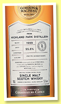 Highland Park 18 yo 1999/2018 (55.6%, Gordon & MacPhail, Connoisseurs Choice, Cask Strength, first fill bourbon, cask #4262, 210 bottles) Highland Park 18 yo 1999/2018 (55.6%, Gordon & MacPhail, Connoisseurs Choice, Cask Strength, first fill bourbon, cask #4262, 210 bottles)