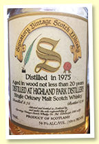 Highland Park 20 yo 1975/1995 (54.3%, Signatory Vintage for USA) Highland Park 20 yo 1975/1995 (54.3%, Signatory Vintage for USA)