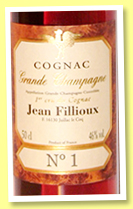 Jean Fillioux ‘N°1’ (46%, OB, Grande Champagne, +/-2018) Jean Fillioux ‘N°1’ (46%, OB, Grande Champagne, +/-2018)