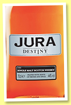 Jura ‘Destiny’ (44%, OB, +/-2018) Jura ‘Destiny’ (44%, OB, +/-2018)
