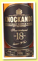 Knockando 18 yo 1994 ‘Slow Matured’ (43%, OB, +/-2012)