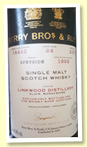 Linkwood 24 yo 1992/2017 (40.8%, Berry Brothers for The Whisky Shop Dufftown, hogshead, cask #14442, 55 bottles) Linkwood 24 yo 1992/2017 (40.8%, Berry Brothers for The Whisky Shop Dufftown, hogshead, cask #14442, 55 bottles)