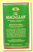 Macallan ‘Edition No.4’ (48.2%, OB, 2018)