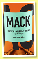 Mackmyra ‘Mack’ (40%, OB, Sweden, +/-2018) Mackmyra ‘Mack’ (40%, OB, Sweden, +/-2018)