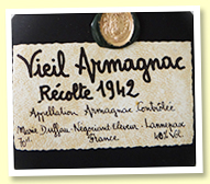 Marie Duffau 1942 (40%, OB, Armagnac, -/+ 1990s) Marie Duffau 1942 (40%, OB, Armagnac, -/+ 1990s)