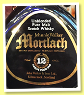Mortlach 12 yo (43%, OB, Johnnie Walker Kilmarnoch, decanter for Daimaru, Japan, +/-1975?)