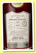 Mortlach 31 yo 1987/2018 (54%, Gordon & MacPhail, Connoisseurs Choice, refill sherry hogshead, cask #425, 200 bottles)