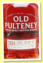 Old Pulteney 2004/2018 (62.1%, OB, for The Whisky Exchange, first fill sherry butt, cask #128, 612 bottles)
