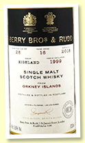 Orkney Islands 16 yo 1999/2018 (53.6%, Berry Brothers, refill butt, cask #28)
Orkney Islands 16 yo 1999/2018 (53.6%, Berry Brothers, refill butt, cask #28)