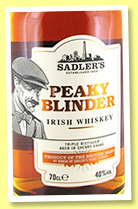 Peaky Blinder (40%, Sadler’s, Blended Irish, +/-2017) Peaky Blinder (40%, Sadler’s, Blended Irish, +/-2017)