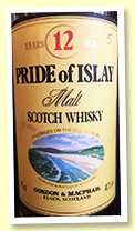 Pride Of Islay 12 yo (40%, Gordon & MacPhail, 1980s) Pride Of Islay 12 yo (40%, Gordon & MacPhail, 1980s)