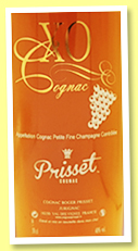 Prisset ‘XO’ (40%, OB, Petite Fine Champagne, +/-2015) Prisset ‘XO’ (40%, OB, Petite Fine Champagne, +/-2015)