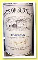 Rosebank 11 yo 1989/2000 (43%, Land of Scotland, cask #786) 