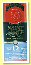 Saint James 12 yo (43%, OB, Martinique, Agricole, +/-2016) Saint James 12 yo (43%, OB, Martinique, Agricole, +/-2016)
