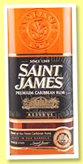 Saint James ‘Reserve’ (43%, OB, Martinique, Agricole, +/-2018) Saint James ‘Reserve’ (43%, OB, Martinique, Agricole, +/-2018)