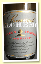 Somerset Cider Brandy 15 yo (42%, OB) Somerset Cider Brandy 15 yo (42%, OB)