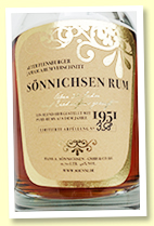 Sönnichsen Jamaica Rum 33 yo 1951/1984 (42%, Sönnichsen, Jamaica/Germany, 7000 bottles)