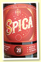 Spica 20 yo 1997/2018 (45.2%, North Star, Blended Scotch Whisky, 1000 bottles) Spica 20 yo 1997/2018 (45.2%, North Star, Blended Scotch Whisky, 1000 bottles)