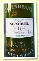 Strathmill 11 yo 1980/1992 (60.6%, Cadenhead Authentic Collection) Strathmill 11 yo 1980/1992 (60.6%, Cadenhead Authentic Collection)