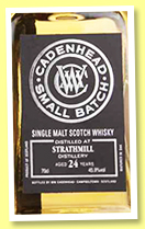 Strathmill 24 yo 1993/2017 (50.3%, Cadenhead, Small Batch, 354 bottles)