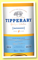 Tipperary ‘Watershed’ (47%, OB, Irish, single malt, +/-2018)