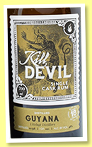 Uitvlugt 18 yo 1998/2016 (46%, Hunter Laing, Kill Devil, Demerara, 221 bottles)