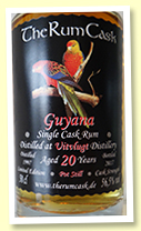 Uitvlugt 20 yo 1997/2017 (56.5%, The Rum Cask, Guyana)