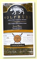 Wolfburn 2014/2018 (57.1%, OB for Dornoch Castle Whisky Bar, bourbon barrel, cask #694, 292 bottles)