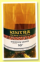 Worthy Park 10 yo 2006/2016 (61.8%, Kintra) Worthy Park 10 yo 2006/2016 (61.8%, Kintra)