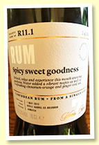 Worthy Park 7 yo 2010/2018 (57.5%, Scotch Malt Whisky Society, #R11.1 ‘Spicy sweet goodness’, Jamaica, refill barrel, 308 bottles)