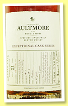 Aultmore 21 yo 1996/2018 (54%, OB, Exceptional Cask, for Chief Whisky Society, China, 294 bottles) Aultmore 21 yo 1996/2018 (54%, OB, Exceptional Cask, for Chief Whisky Society, China, 294 bottles)
