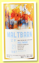 Aultmore 21 yo 1997/2018 (50.7%, Maltbarn, 144 bottles) Aultmore 21 yo 1997/2018 (50.7%, Maltbarn, 144 bottles)