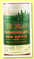 Ben Nevis 27 yo 1990/2018 (58.9%, Le Gus’t, Port pipe, cask #5, 736 bottles) 